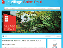 Tablet Screenshot of levillagesaintpaul.com